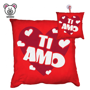 Travel Memory Foam New Valentine Red Heart Shaped Pillow Cushion Wholesale Pretty Soft Plush Toy Custom Love Heart Shaped Pillow
