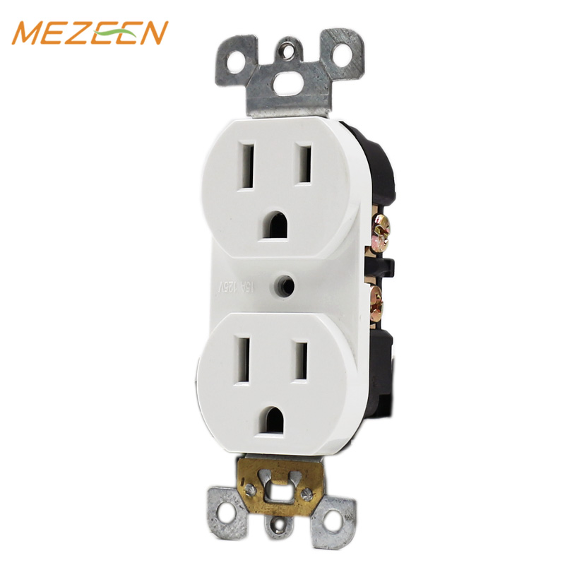 Стандарт США, 15 А, 125 В, дуплексная розетка NTS15, устойчивая к взломам, настенная розетка