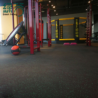 Rollos de Piso de Caucho Reciclado EPDM de Alta Calidad de Fábrica para Gimnasio con Absorción de Impactos 4mm 6mm 8mm