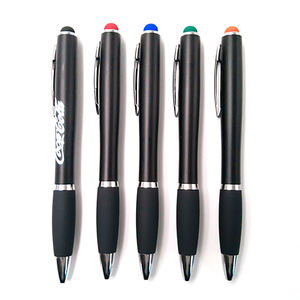 Promotionele Led Light Stylus Pen Schrijven In Donker 3 In 1 Plastic Ad Lamphuis Pen Licht Logo Graveren Pen Voor <span class=keywords><strong>Promo</strong></span> - Product Image 1