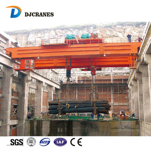 Gru a Ponte a Doppia Trave Tipo QD da 50/15 Tonnellate con Carrello e Verricello per Uso in Acciaierie - Product Image 4