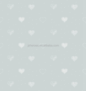 Bella Brillante a Forma <span class=keywords><strong>di</strong></span> <span class=keywords><strong>Cuore</strong></span> <span class=keywords><strong>di</strong></span> Disegno Per Bambini Camera Da Letto Carta Da Parati - Product Image 1