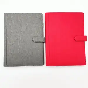 Multifunción suministros de oficina ejecutivo padfolio carpeta de archivos de pu