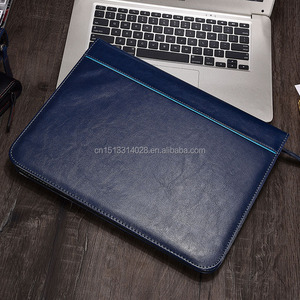 Nhà Máy Chuyên Nghiệp Tùy Chỉnh PU Da A3 <span class=keywords><strong>A4</strong></span> Đa Túi Thư Mục Tài Liệu Kinh Doanh Đen Xanh Zip Danh Mục Đầu Tư Túi Thư Mục - Product Image 2