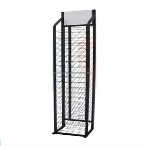 Factory Flooring Stand Lubrication Oil Display Rack Car Metal Lube Slushing Compound Display Shelf