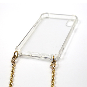 Pendentif à <span class=keywords><strong>collier</strong></span> pour téléphone portable, <span class=keywords><strong>coque</strong></span> transparente Anti-chute, étui de téléphone portable résistant aux chocs avec chaîne en métal pour <span class=keywords><strong>Samsung</strong></span> S8 S9 <span class=keywords><strong>S10</strong></span> Plus Pro - Product Image 2