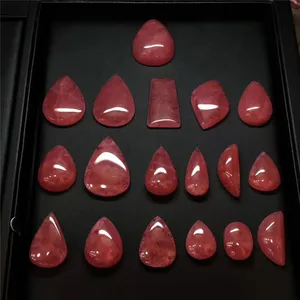 Pierres précieuses naturelles africaines, Rhodochrosite, fabrication de bijoux, 100 pièces, roche ample