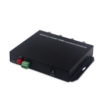 Convertisseurs de média optique à fibre vidéo 4 canaux 1080P HD CVI AHD TVI pour vidéosurveillance HD