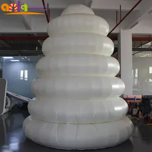 Modelo de cono de helado inflable gigante para publicidad al aire libre