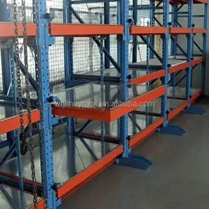 Nanjing Whitney 4 schicht schimmel lagerregal und spritzgießwerkzeug storage rack-system