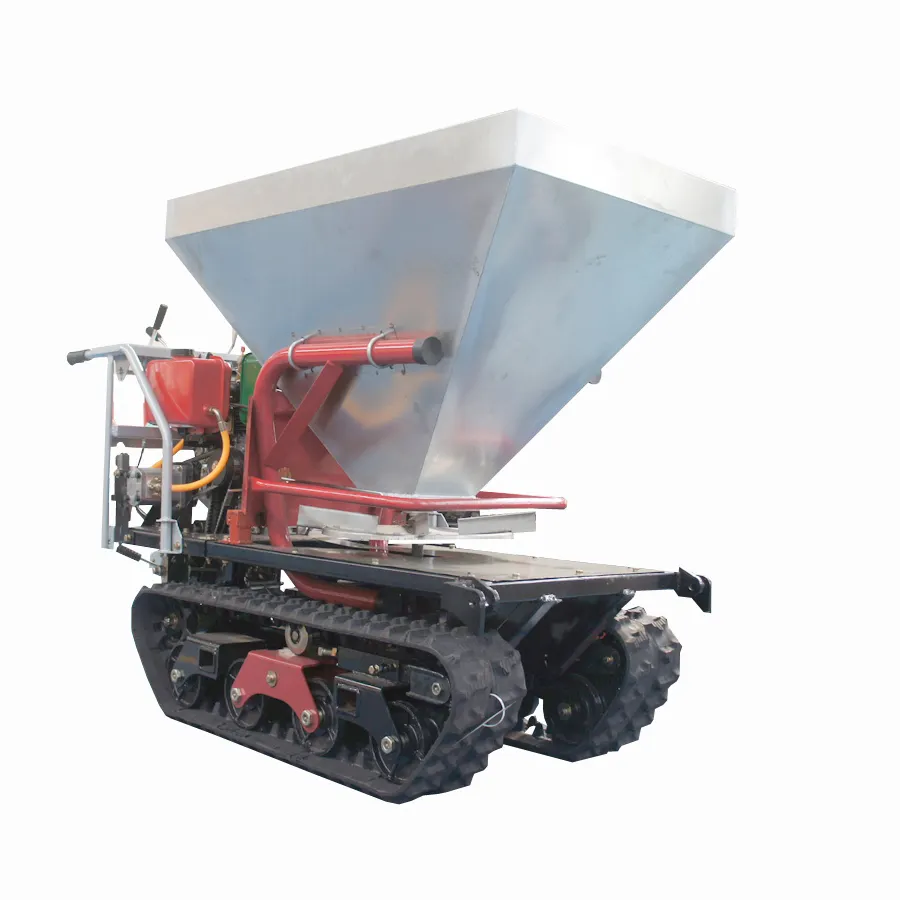 Agricultural tractor ATV solid manure fertilizer spreader
