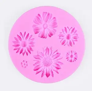 3D Flower Silicone Mold Fondant Cake Decorating Chocolate Sugarcraft