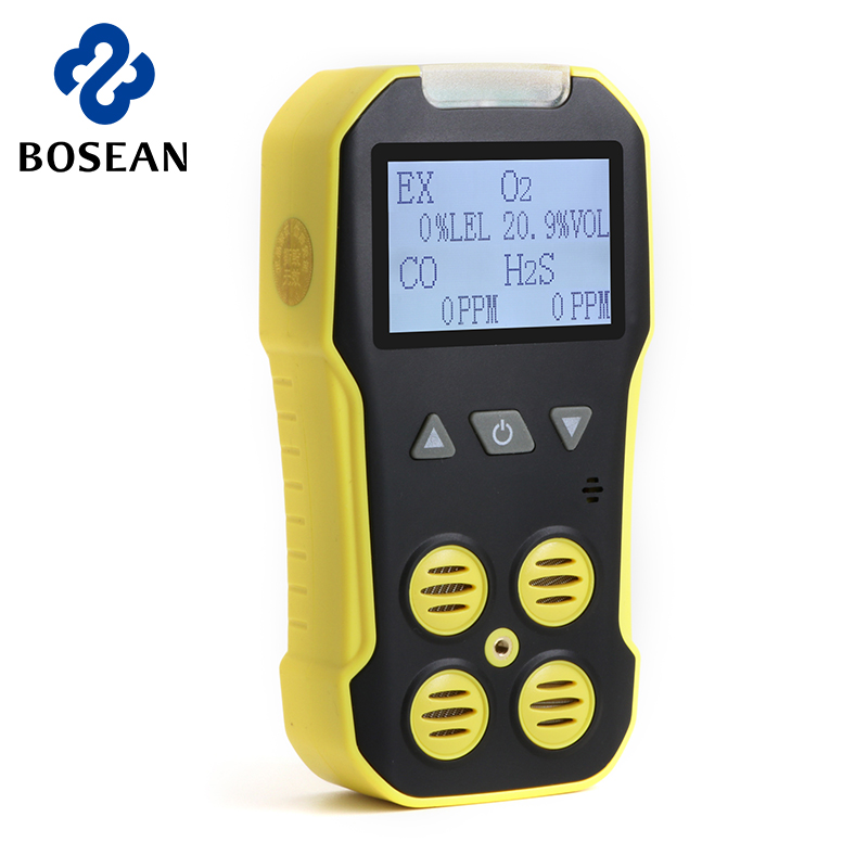 Портативный детектор утечки 4 газов o2 co h2s ex LEL