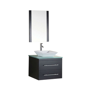Montado en la pared lavabo espejo diseño Home Depot producto baño vanidad Combo - Product Image 1