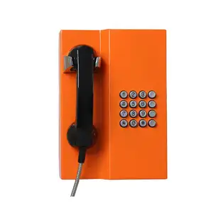 Cold Rolled Steel China Voip Phone Waterproof Public Telephone For Subway Self Help Bank
