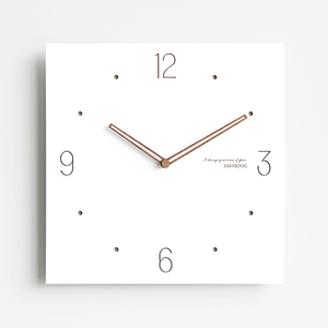 <span class=keywords><strong>Reloj</strong></span> <span class=keywords><strong>de</strong></span> Pared Cuadrado Blanco <span class=keywords><strong>de</strong></span> Madera EMITDOOG, <span class=keywords><strong>Reloj</strong></span> Decorativo 3D <span class=keywords><strong>de</strong></span> Cuarzo Creativo para el Hogar/Oficina/Hotel - Product Image 4