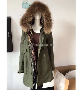 YR793 роскошное пальто с капюшоном из натурального меха норки Зимнее пальто парка из натурального меха