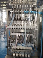 Machine d'emballage de remplissage verticale de bâtonnets de lait de protéines albumen de lactosérum de suppléments de vitamines de levure de café en poudre à plusieurs voies