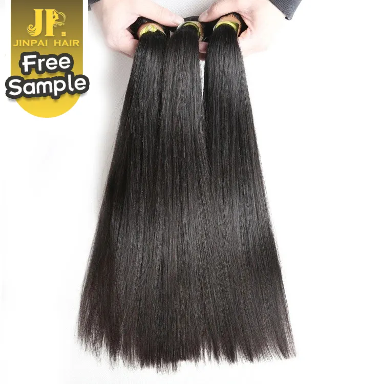 JP Hair Smooth Top Quality Straight Brazilian 100% Raw Virgin Hair braid in weave braid in human hair bundles
