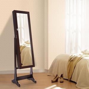 Di alta qualità pavimento bianco <span class=keywords><strong>armadio</strong></span> guardaroba gioielli con piena lunghezza <span class=keywords><strong>specchio</strong></span> - Product Image 4