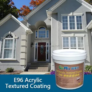 Pintura Acrílica Decorativa E96 Resistente a la Intemperie con Acabado Rugoso <span class=keywords><strong>sobre</strong></span> <span class=keywords><strong>Cemento</strong></span> - Product Image 1