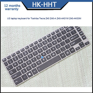 คีย์บอร์ดโน้ตบุ๊ก HK-HHT US สำหรับ <span class=keywords><strong>Toshiba</strong></span> Tecra Z40 Z40-A Z40-AK01M Z40-AK03M - Product Image 3