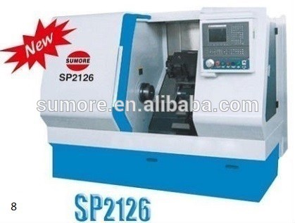 Токарный станок с чпу SP2126 с косой кровать