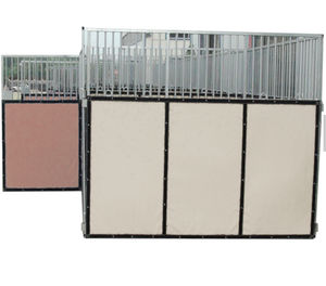 Временная металлическая Легкая устойчивая лошадь из ПВХ на заказ - Product Image 4