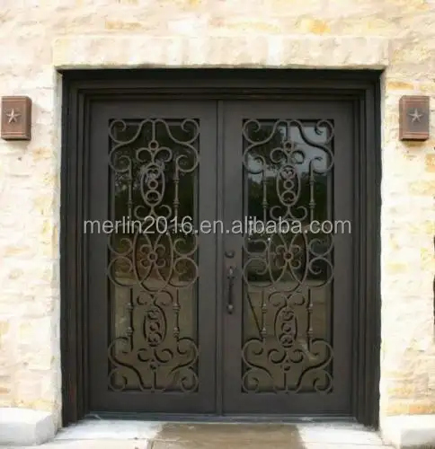 Puerta de Hierro forjado puerta interior puerta exterior forjado a mano