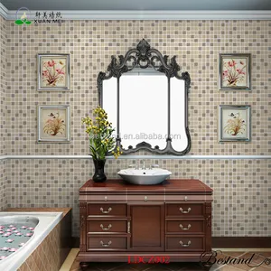 Water-proof Self-adhesive Vinyl Kitchen/Bathroom Wallpaper for Home Decoration