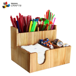 Double Tiers Theewinkel Organizer Wegwerp Papieren Beker En Theezakje Koffie Specerijen Houder - Product Image 2