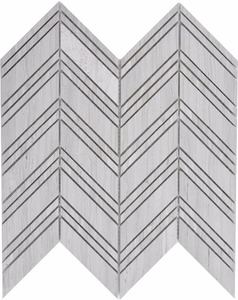 Voltkas Hỗn Hợp Biển Xám Xương Cá Đá Cẩm Thạch Gạch Khảm Cho Tường Và Sàn - Product Image 6