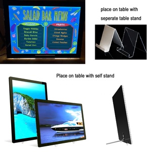 <span class=keywords><strong>2025</strong></span> Wall Mount nhà sản xuất Pha Lê Acrylic cafe chiếu sáng trong nhà thiết kế Glow LED kỹ thuật số cửa hàng <span class=keywords><strong>menu</strong></span> nhà hàng đăng Board - Product Image 4