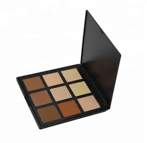 Étiquettes privée de l'usine de maquillage OEM, poudre pour Contour du visage, 9 couleurs, livraison gratuite