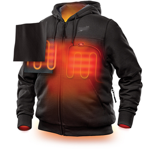 women's heated moletom com capuz milwaukee