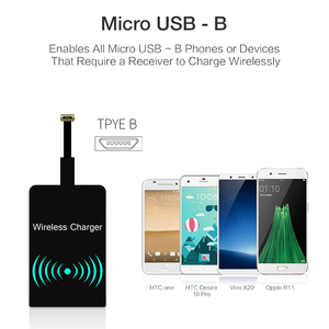 Sạc Không Dây Receiver Micro <span class=keywords><strong>USB</strong></span> Đối Với Samsung Microusb Điện Thoại 5V/1A Sạc <span class=keywords><strong>Adapter</strong></span> Phổ - Product Image 3