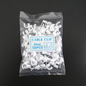 คลิปหนีบสายไฟแบบกลม PE คุณภาพดี - Product Image 1