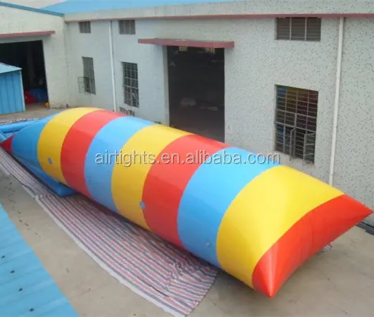 0.9mm PVC Inflatable Jumping Pillow, funny Water Blob