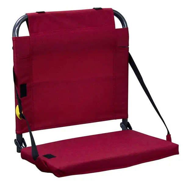 BleacherBack Folding Adjustable Red Stadium Seat Portable