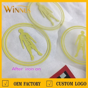 Tùy Chỉnh Nhiệt Nhiệt Báo Chí Thân Thiện Với Môi Nổi 3D Logo Cao Su Silicone Truyền Nhiệt Nhãn Cho Quần Áo - Product Image 2