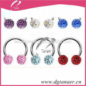 anodizado en cautividad piercing joyería de moda de la joyería al por mayor - Product Image 1