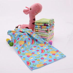 Colorful gauze 100% cotton terry towel fabric slobber baby Bib - Product Image 3