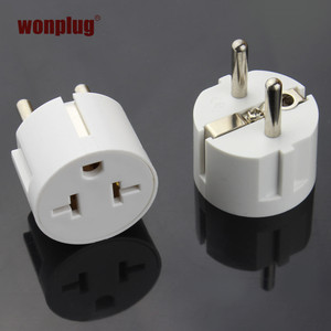 <span class=keywords><strong>USA</strong></span> per Euro Europe US 2 Pin piatto per EU 2 <span class=keywords><strong>presa</strong></span> a perno rotondo <span class=keywords><strong>adattatore</strong></span> per spina noi - Product Image 6