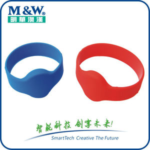 Водонепроницаемый силиконовый NFC-браслет Custom M&W MH2233 с чипом <span class=keywords><strong>RFID</strong></span> F08 13,56 МГц и интерфейсом связи для контроля доступа - Product Image 3