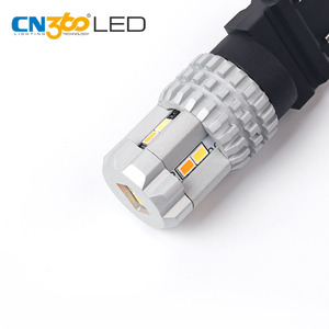 Blanc DRL lumière et Ambre clignotant T20 7443 T25 3157 S25 1157 LED double couleur switchback <span class=keywords><strong>ampoule</strong></span> - Product Image 5