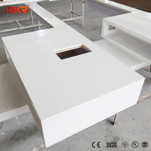 Grosir Permukaan Padat Meja Bahan Marmer Buatan Resin Akrilik Permukaan Padat Vanity Top - Product Image 4