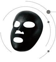 Feuille de masque Masque facial cosmétique Matériau de base Binchotan Charcoal Fabric Dry Facial Mask