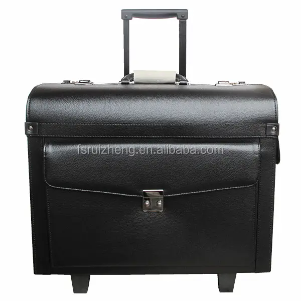 Лидер продаж, Классическая винтажная черная сумка для ноутбука на колесиках из искусственной кожи, мужской портфель на колесиках