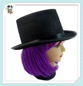 Western Party Style Gentleman Magician Black Felt Top Hats HPC-2095 - Product Image 3