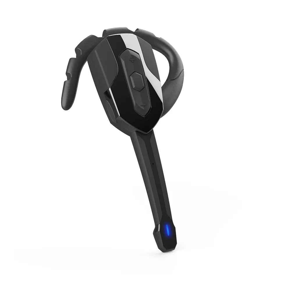 Earphone Suara HD dengan Mikrofon Peredam Bising, Headset Bluetooth untuk Berbicara